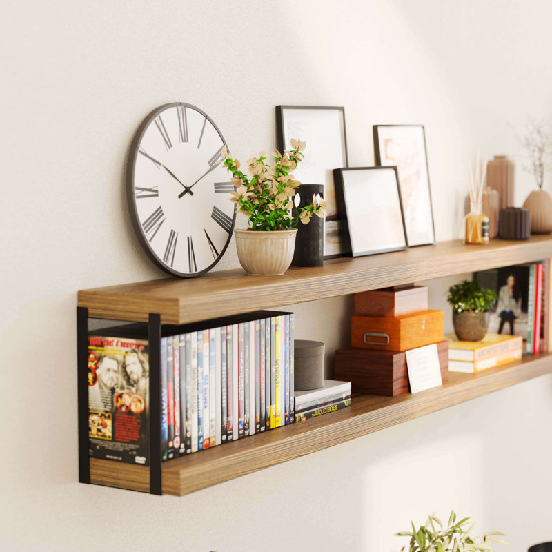 Wood shelf 60 inch discount